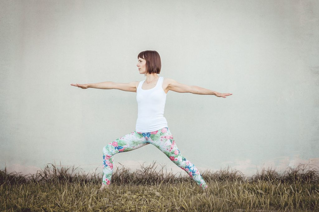 Der Krieger Yoga Pose Martina Dürrer